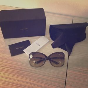 Tom Ford Raquel TF76 brown sunglasses